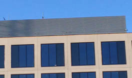 front of building